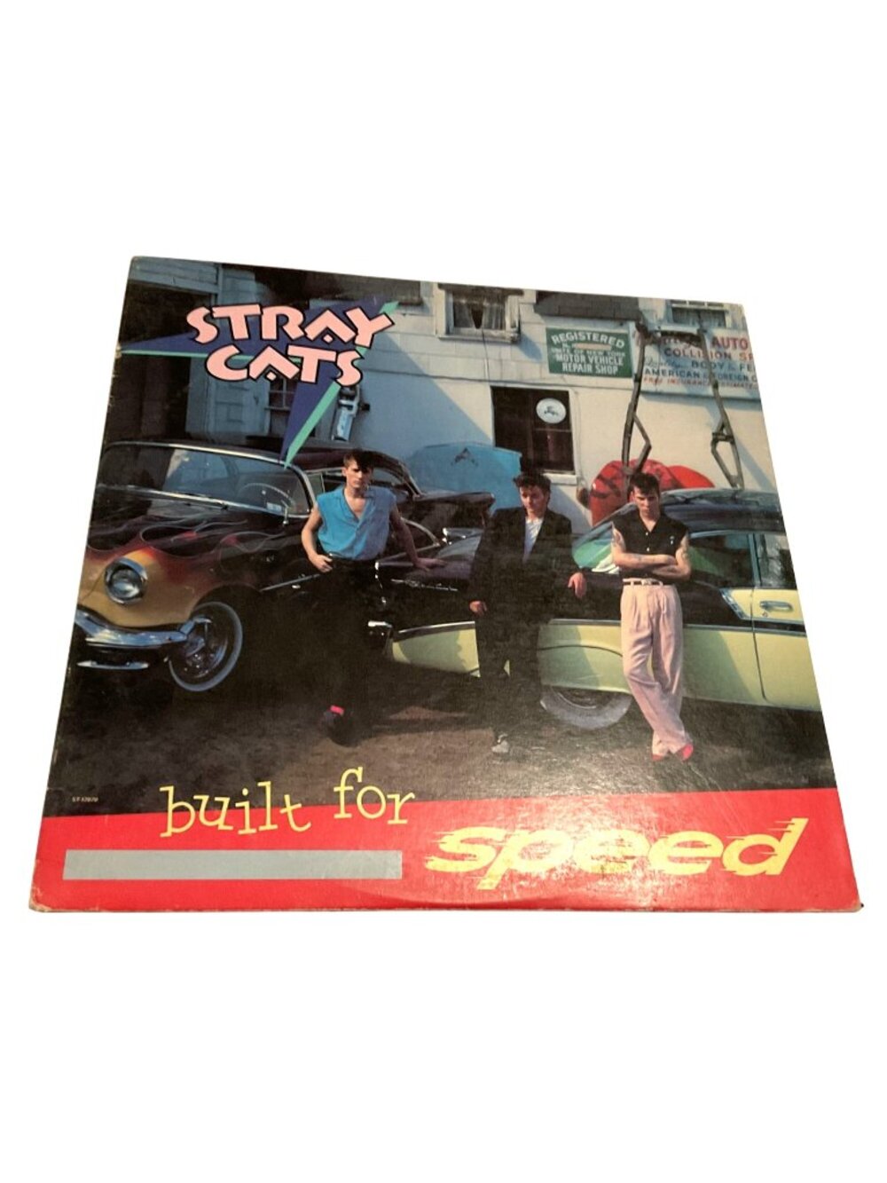 Stray Cats Built For Speed Vinyl Record EMI ST-17070 1982 Rockabilly Classic
